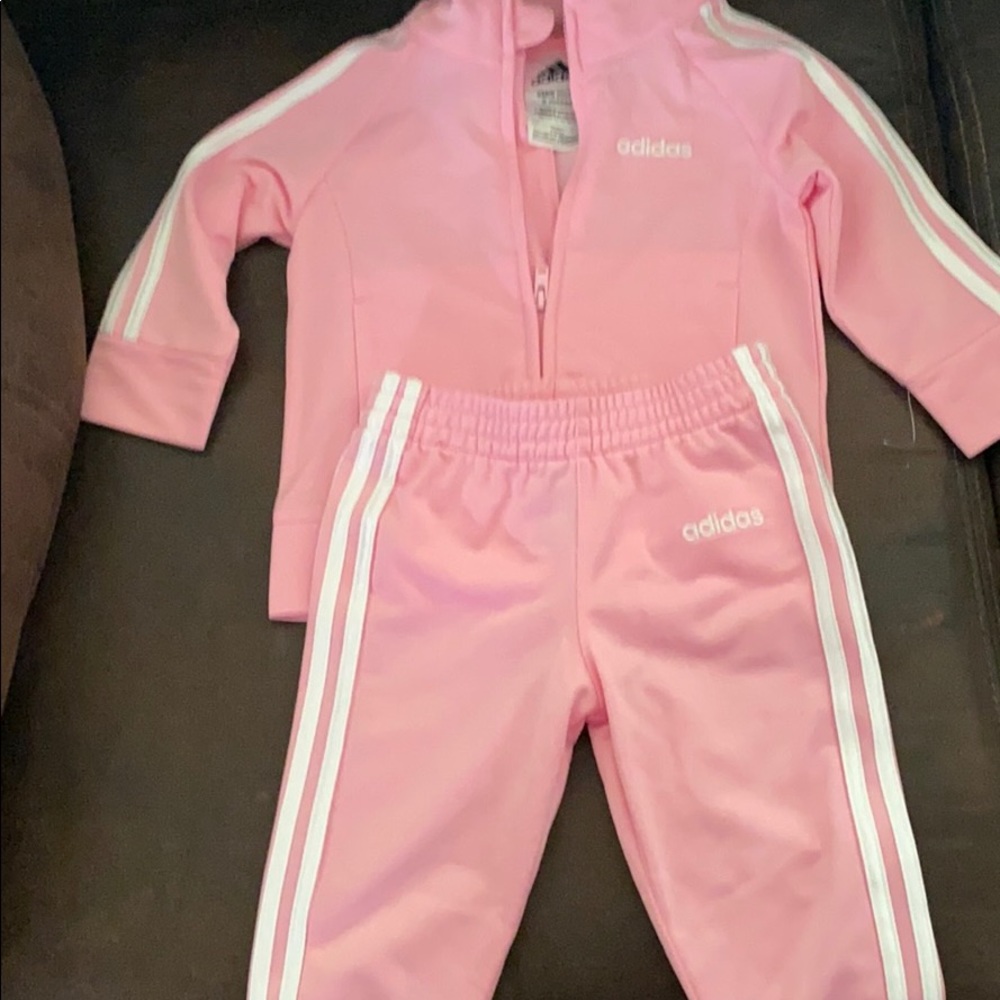6-9Month Adidas Pink Track Suit